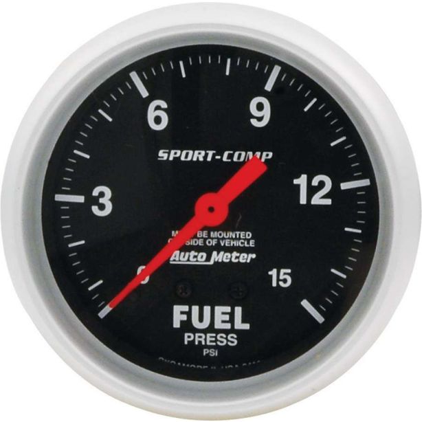 ALLSTAR PERFORMANCE ALL80134 Repl ATM FP Gauge 15psi Sport Comp Discontinued