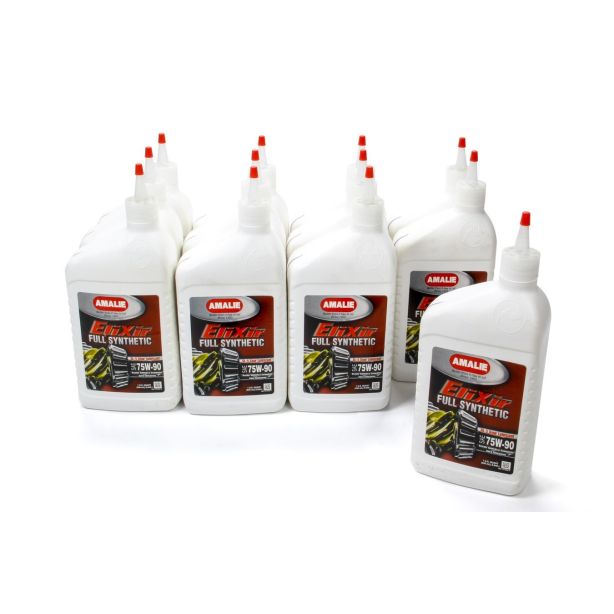 Elixir Full Syn GL-5 75w 90 Gear Oil Case 12x1Qt AMALIE 160-73166-56