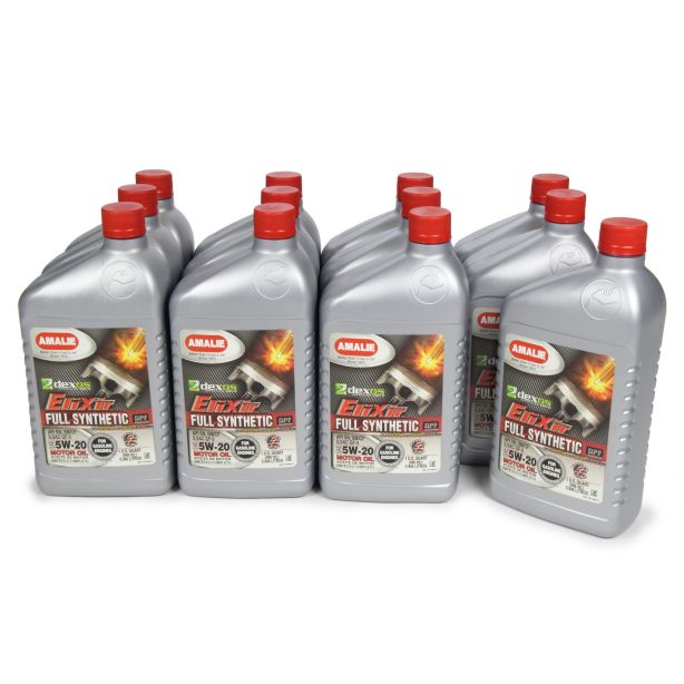 Elixir Full Synthetic 5w20 Dexos1 Case 12x1 Qt AMALIE 160-75746-56