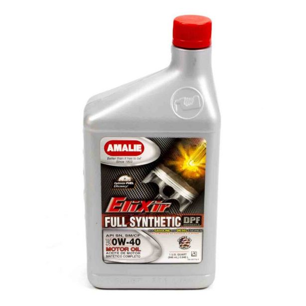 Elixir Full Syn 0w40 Oil 1Qt AMALIE AMA65776-56