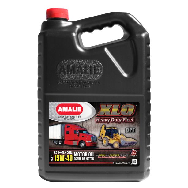 XLO Heavy Duty Fleet Oil 15w40 Case 1 Gallon AMALIE 71707-36