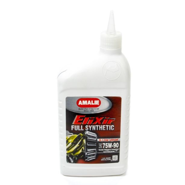 Elixir Full Syn GL-5 75w 90 Gear Oil 1Qt AMALIE AMA73166-56