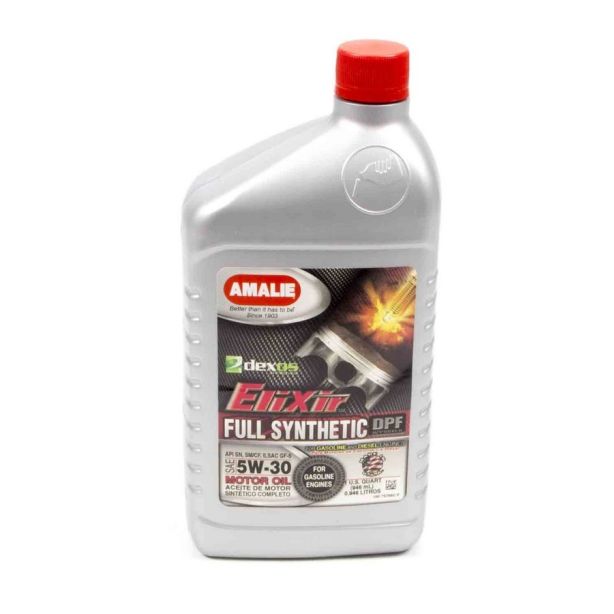 Elixir Full Synthetic 5w30 Oil 1Qt AMALIE AMA75766-56