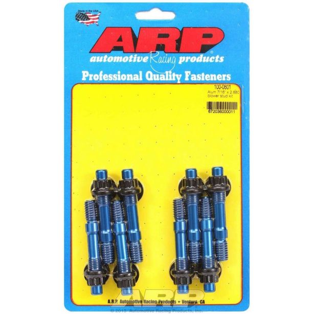 Aluminum Blower Stud Kit 7/16 x 2.880 OAL ARP 100-0601