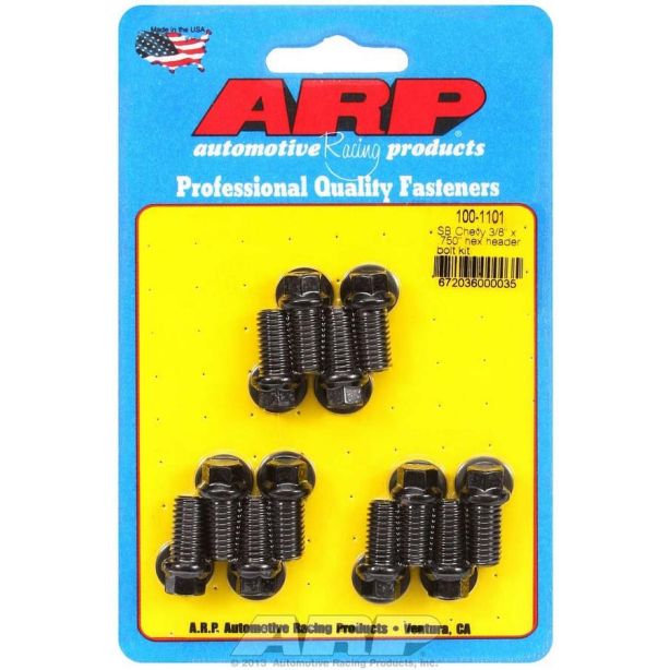 Header Bolt Kit - 6pt. 3/8 x .750 UHL (12) ARP 100-1101