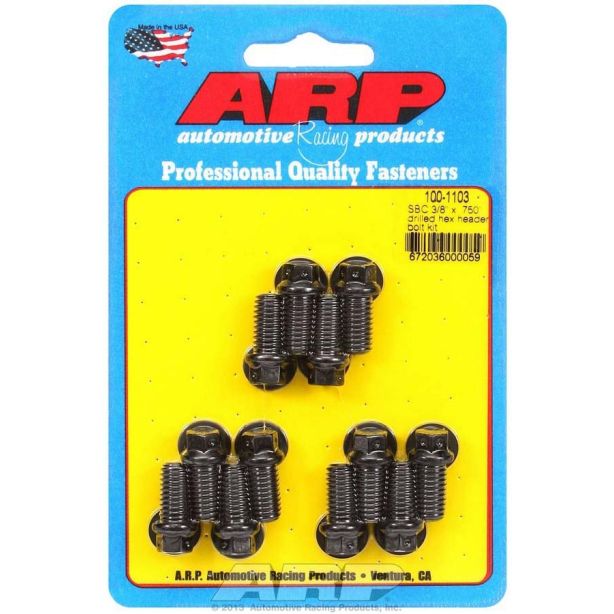 Header Bolt Kit - 6pt. 3/8 x .750 UHL (12) ARP 100-1103