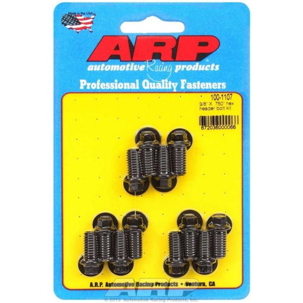 Header Bolt Kit - 6pt. 3/8 x .750 UHL (12) ARP 100-1107