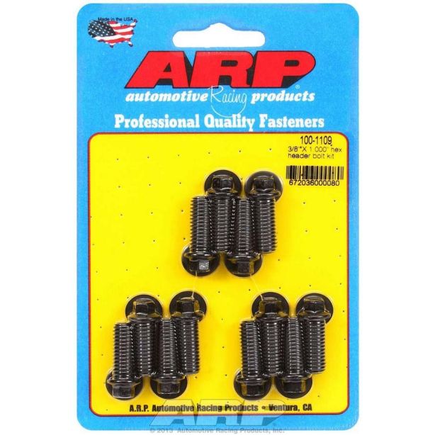 Header Bolt Kit - 6pt. 3/8 x 1.00 UHL (12) ARP 100-1109