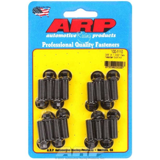 Header Bolt Kit - 6pt. 3/8 x 1.00 UHL (16) ARP 100-1110