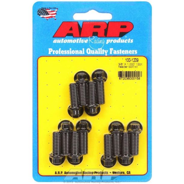 Header Bolt Kit - 12pt. 3/8 x 1.00 UHL (12) ARP 100-1209