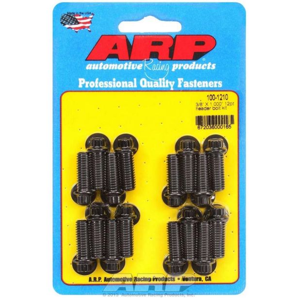 Header Bolt Kit - 12pt. 3/8 x 1.00 UHL (16) ARP 100-1210