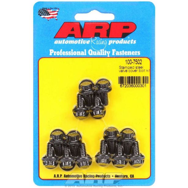 Valve Cover Bolt Kit - 12pt - Stamped Steel ARP 100-7502