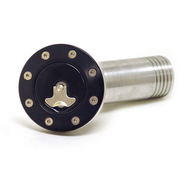 Universal Billet Locking Gas Cap Black RIDETECH 81000036