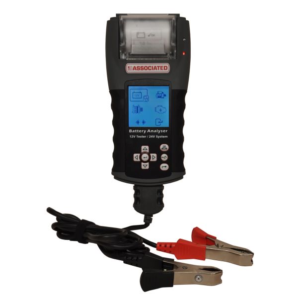 HAND HELD DIGITAL BATTERY TESTER WITH PRINTER Associated 188436