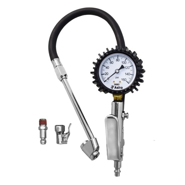 2.5" Dial Tire Inflator with Locking & Dual Chucks Astro Pneumatic 3083