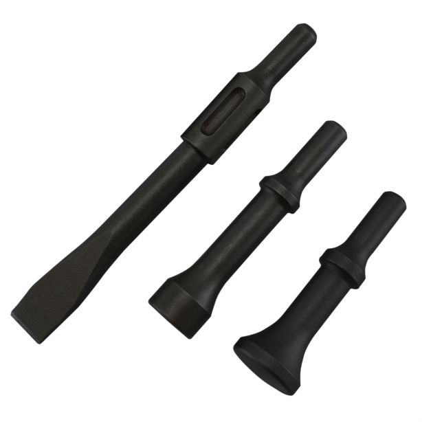Chisel and Hammer Bit 3-Piece Set with .498 Shank Astro Pneumatic 49803