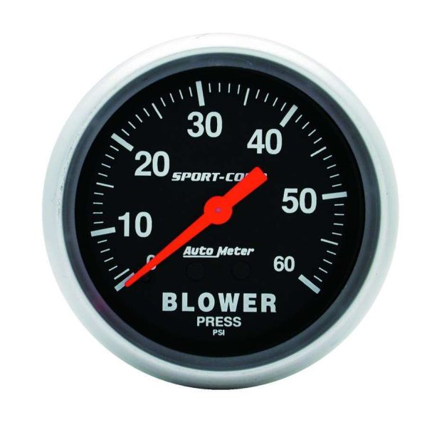 0-60 Psi Blower Pressure  AUTOMETER 3402