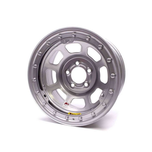 15x8 IMCA B/Lock Wheel D-Hole Silver 5x4.75 BASSETT 58DC475ISLK