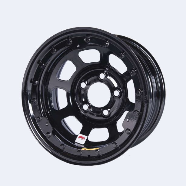 15x8 IMCA B/Lock Wheel Black D-Hole 5x4.75 BASSETT 58DC4ILK