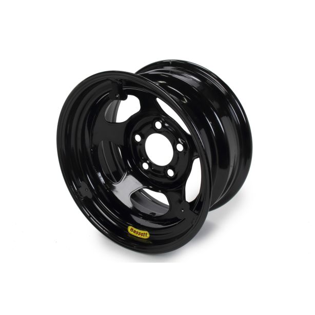 Wheel 15x8 Black Inerita 5x5 w/ Mudcover Tabs BASSETT 58R53EBTAB