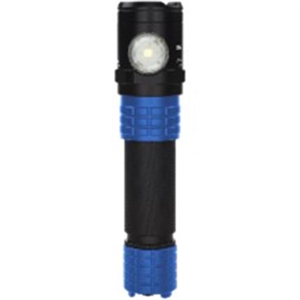 Blue Tactical Flashlight Bayco USB-578XL-BL
