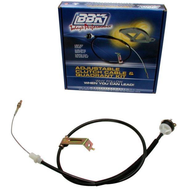 Adjustable Clutch Cable - 79-95 Mustang BBK PERFORMANCE 3517