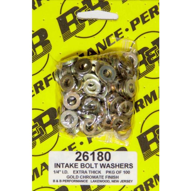 H/T Special Washers - 1/4in .540in OD (100) B and B PERFORMANCE PRODUCTS 26180
