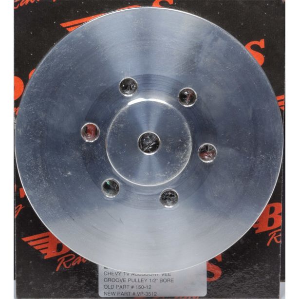 Alum. Single Vee Groove Pulley BLOWER DRIVE SERVICE VP-3512