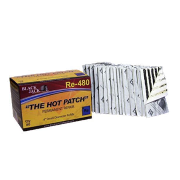TIRE PLUGS 4 INCH BLACK SMALL DIAMETER BlackJack Tire Supplies RE-480