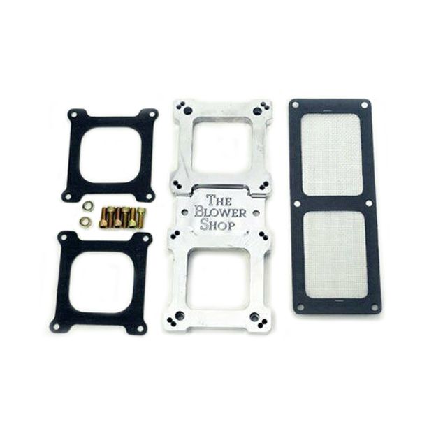 Billet Dual Carb Adapter 4150 (8-5/8in) THE BLOWER SHOP 4300