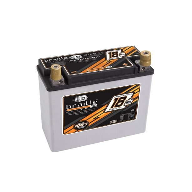 Racing Battery 18lbs 1168 PCA 8.1x3.5x6.3 BRAILLE AUTO BATTERY B2618