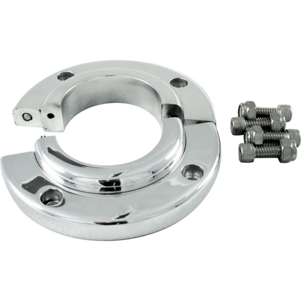Split Swivel Floor Mount For 2in Column Polished BORGESON 909008