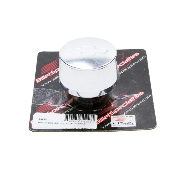 Bowtie Breather Fits 1-1/4in VC Hole BILLET SPECIALTIES 20220