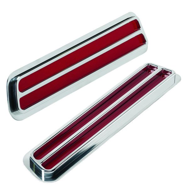 1969 Camaro Taillights Polished Slotted BILLET SPECIALTIES 61737