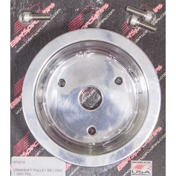 BBC 1 GRV Crank Pulley LWP Polished BILLET SPECIALTIES 79210