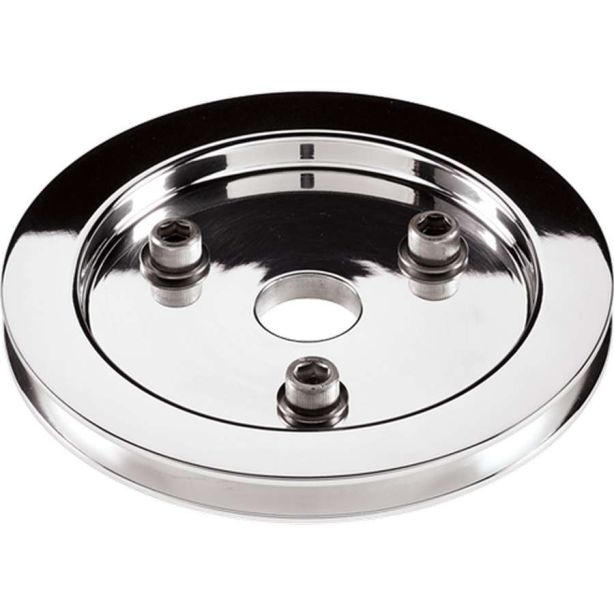 Polished SBC 1 Groove Lower Pulley BILLET SPECIALTIES 81120