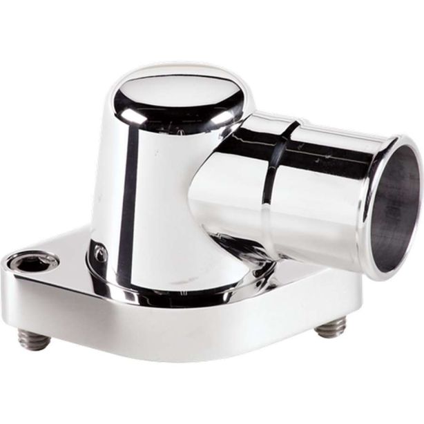 Polished SBC 90 Degree Water Neck BILLET SPECIALTIES 90220
