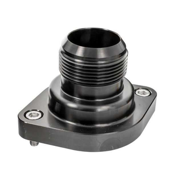 LS Thermostat Housing w/ 20AN Male Nipple Black BILLET SPECIALTIES BLK90920