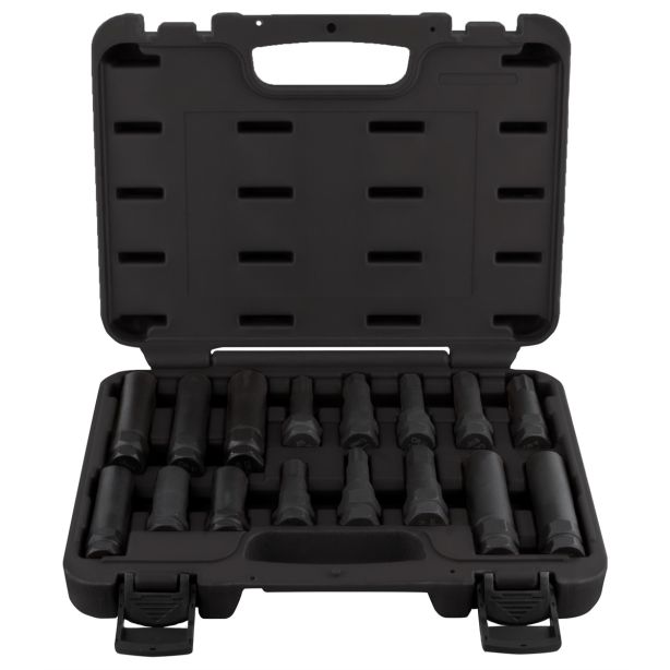 16 PC SPLINE LUG KEY SOCKET SET Horizon Tool 75510