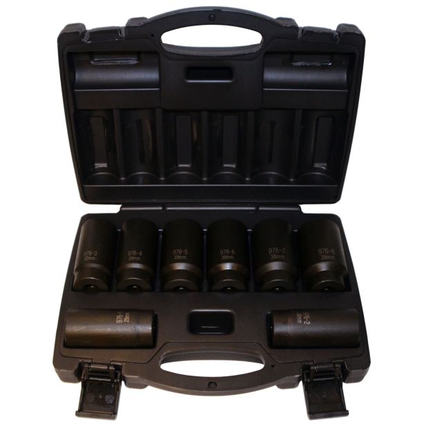 8-piece 12-point axle nut socket set Horizon Tool 976