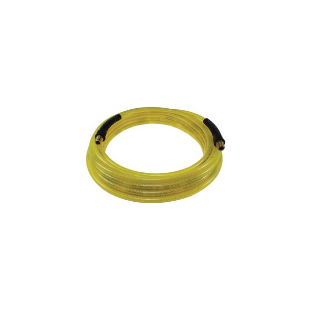 35' Yellow Flexeel Hose  1/4 inch MPT x 3/8 inchID   COIL HOSE PNEUMATICS PFE60354TY