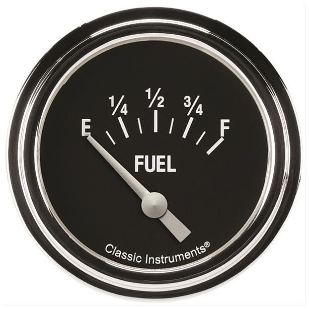CLASSIC INSTRUMENTS HR212SLF Hot Rod Fuel 0-90 2-5/8 Short Sweep