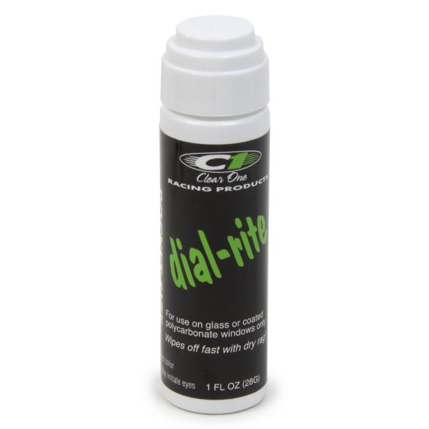 Dial-In Window Marker White 1oz Dial-Rite CLEAR ONE DRP1