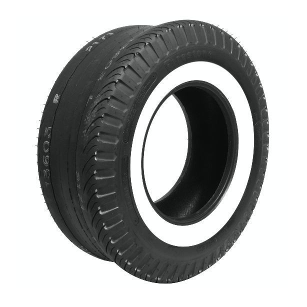 1000-15 Firestone Drag 2 1/4in White Wall Tire COKER TIRE 623048