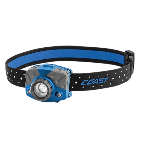FL75R Rechargeable Headlamp blue body in gift box COAST Products 20617