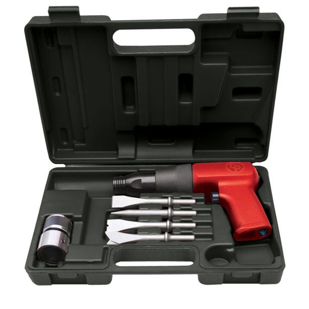 AIR HAMMER KIT, SHOCK REDUCED TOOL W/CHISELS & qc Chicago Pneumatic 8941171101