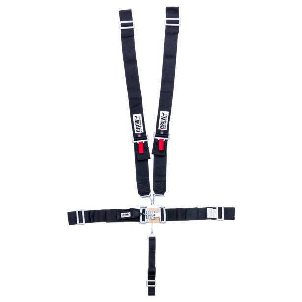 5-Pt Harness Big Latch Blk Wrap Around Pull Dow CROW ENTERPRIZES 11074