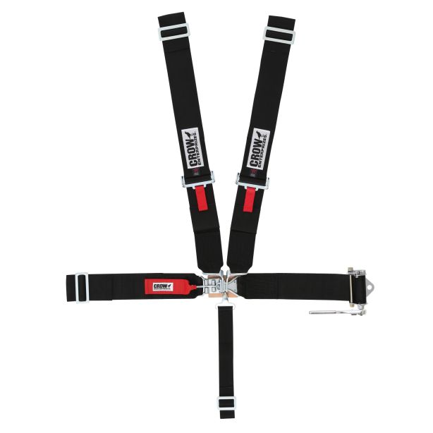 Seat Belts Ratchet On Left 3in Belts All Wrap CROW ENTERPRIZES 40054