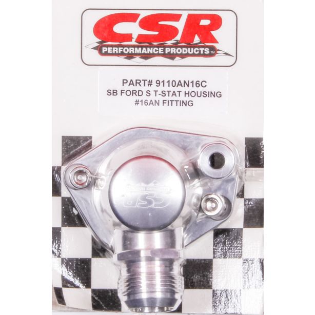 SBF Swivel Thermostat Housing - Clear CSR PERFORMANCE 9110AN16C