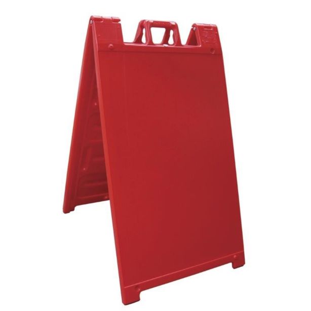 A-Frame Advertisement Marketing Sign Red Chaos Safety Supplies 1225RD